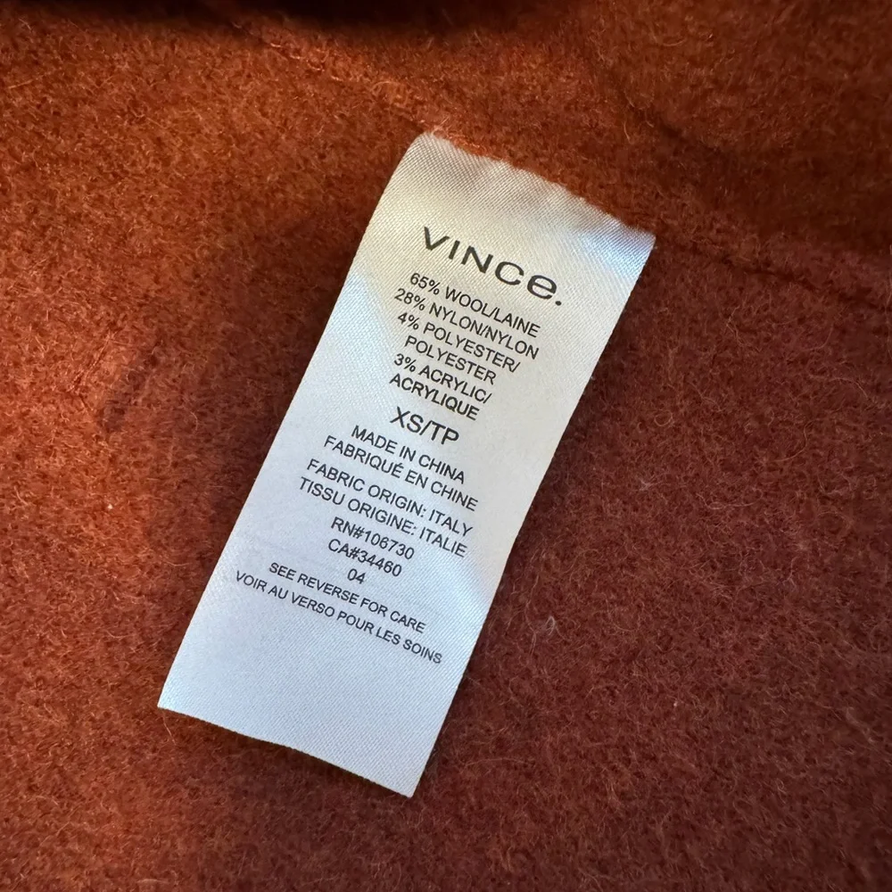 VINCE Oversized Wool Blend Blanket Coat - Picture 11 of 11
